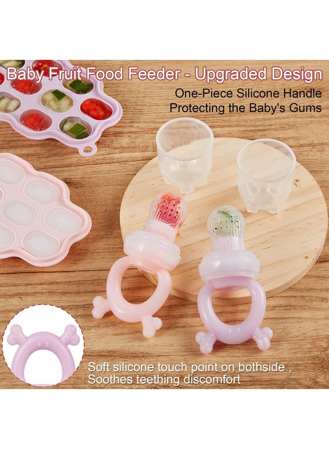 KingKam Baby Breastmilk Popsicle Molds & Baby Food Feeder (2 Pack) Kingkam Silicone Nibble Freezer Tray Storage Containers Silicone Pacifier Feeder And Teether… - Image 4