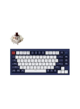 Keychron Q1 QMK Gateron Phantom Mechanical Keyboard with Knob RGB Brown Switch and Custom Hot-swappable - Navy Blue - pzsku/Z6456B11DCF98195FB7C4Z/45/_/1687753697/8bb32799-b3f5-436f-882f-62637787b33c