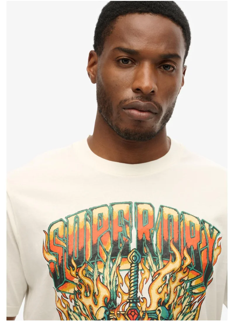 Superdry Biker Rock Graphic Loose Tee