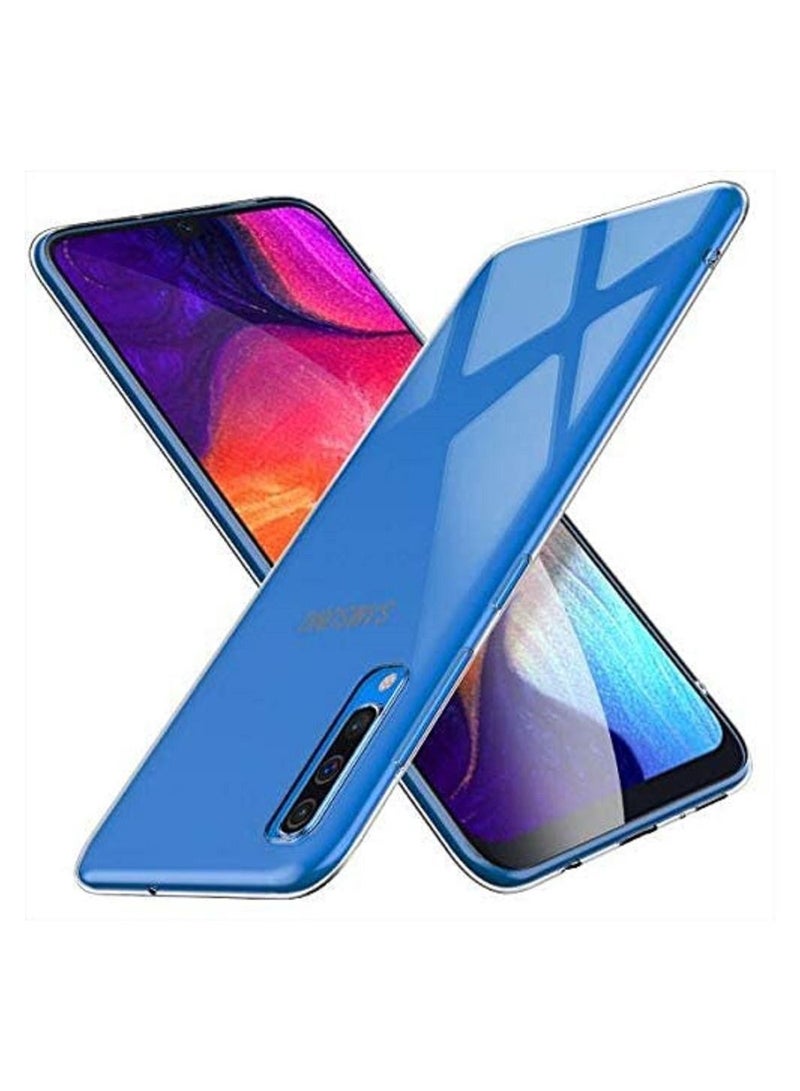 Samsung Galaxy A50 Case, Soft Silicone Back Case Cover for Samsung Galaxy A50 , Clear - Image 1