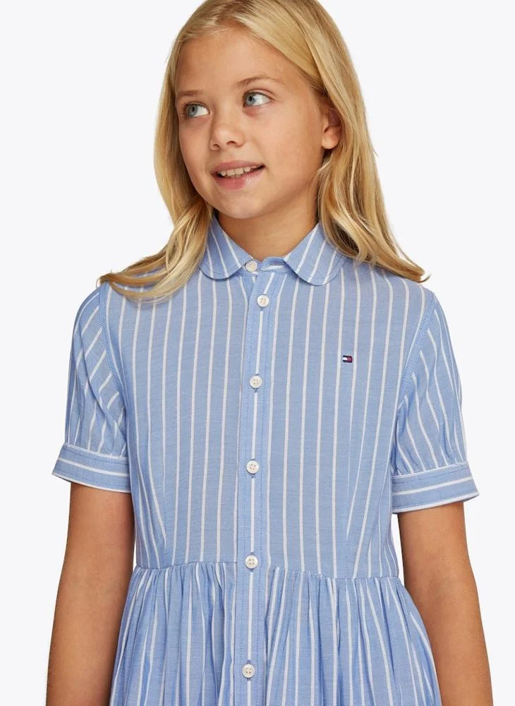 TOMMY HILFIGER Striped Button-Down Dress