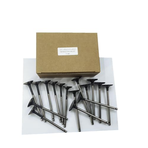WFSZBP 16PCS Exhaust Intake Valve Kit 137150T010 Compatible with Toyota L4 18L DOHC 16V 2008 2009 2010 2011 2012 2013 2014 2015 - Image 3