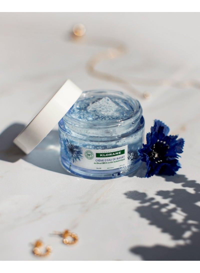 Klorane Cornflower Water Cream with Organic Cornflower - Image 2