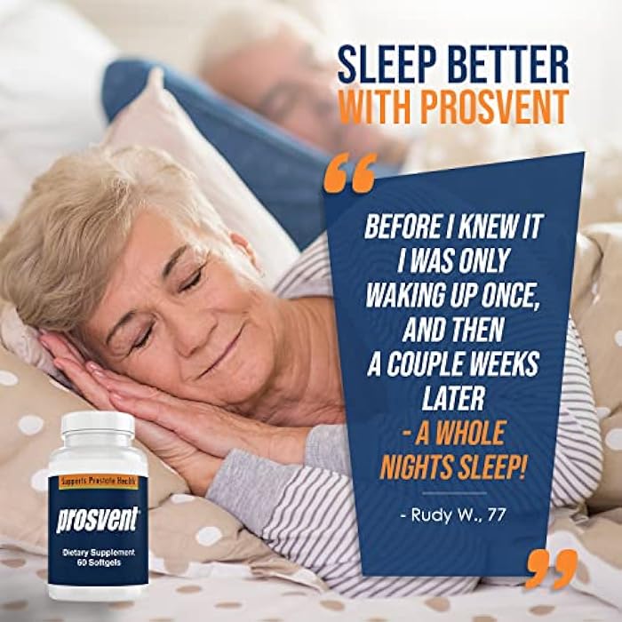 Prosvent Advanced Men's Prostate Support Natural Supplement with Saw Palmetto, Vitamin D, and Zinc to Ease Urinary Frequency & Urgency (60 Count) - Image 5