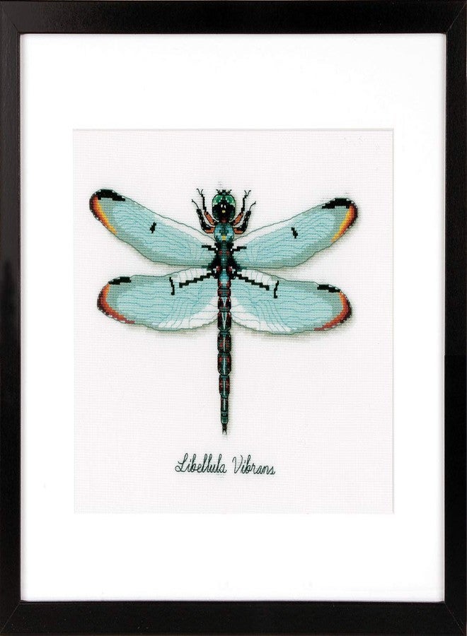 Vervaco Counted Cross Stitch Kit LMV Dragonfly 10.8" x 7.6"