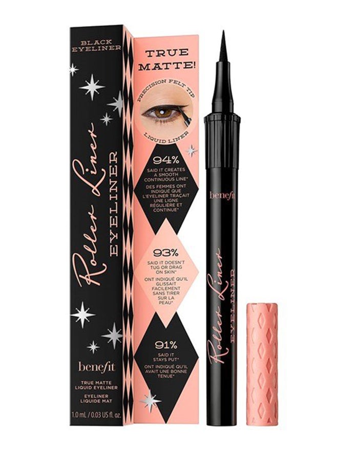 Benefit Cosmetics Roller Liner Matte Liquid Eyeliner Black - Image 2
