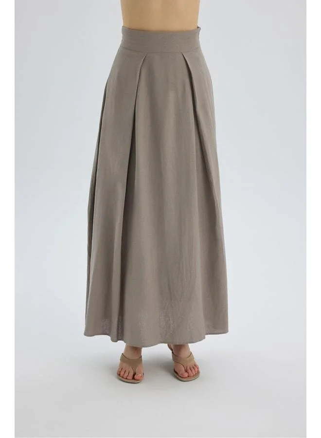 Bohemai  Mombasa Pleated Detail Smoked Skirt. for Women | Best Price UAE