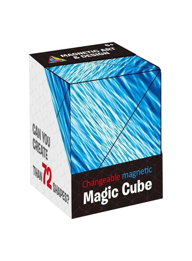 vintak Shape Shifting Box 3D Cube Transforming Puzzle Cube for Kids and Adults Brain Training Speed Cube Ocean Theme Plastic Material - Image 1