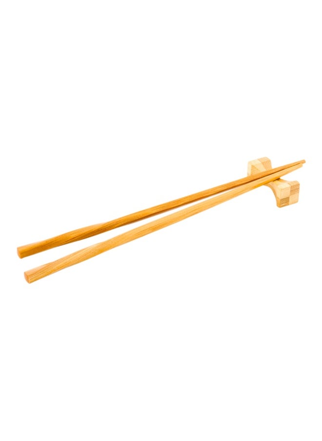 Chopstick Rests, 25 Hourglass Shape Chopstick Holders - Holds Forks Or Spoons, For Dinner Tables And Home Decor, Dual Color Bamboo Knife Rests