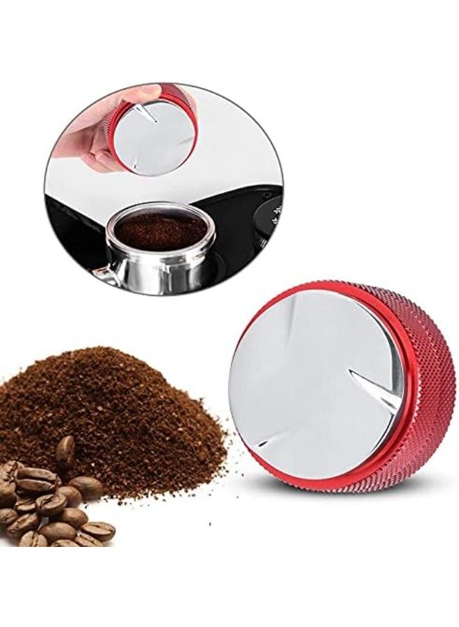 RANK Coffee Distributor 51mm Red Espresso Coffee Tamper Distributor Tool Leveler Espresso Machine Accessories - Image 2