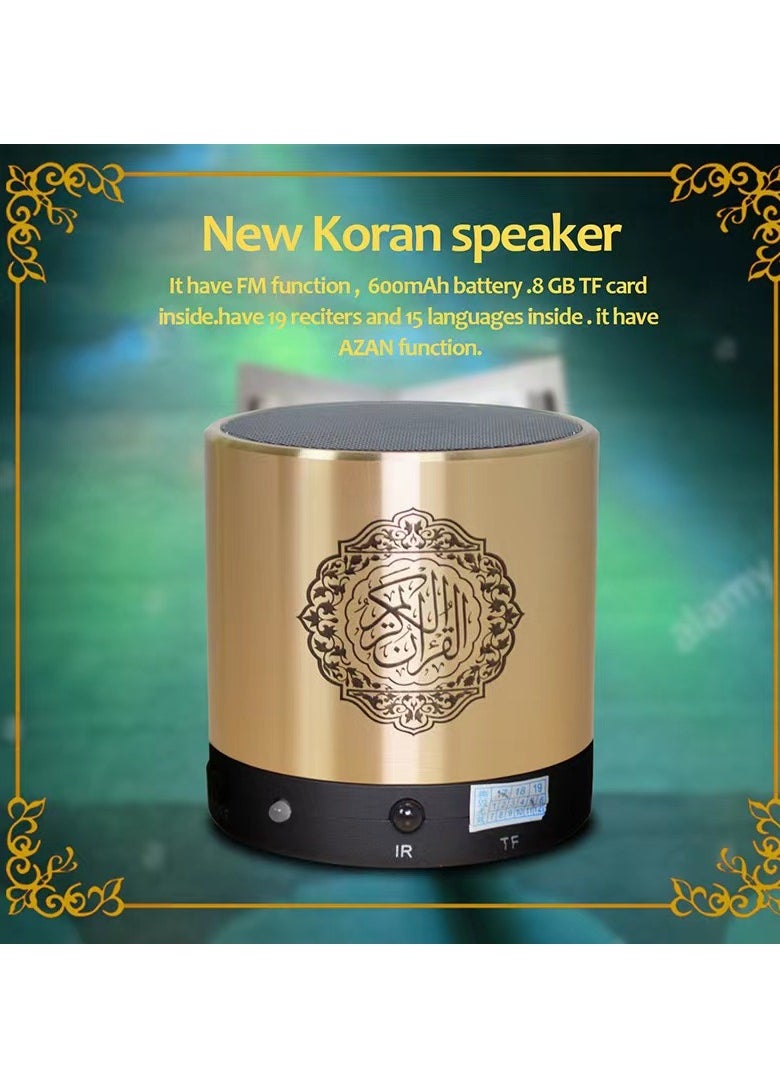 Equantu - Quran Speaker Bluetooth With Remote Controller SQ200 Black - Image 1