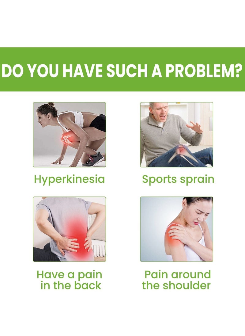 EELHOE Aicao Pain Relief Patch Relieves Joint, Lumbar, Cervical, Knee, and Leg Muscle and Bone Pain 10pcs - Image 2