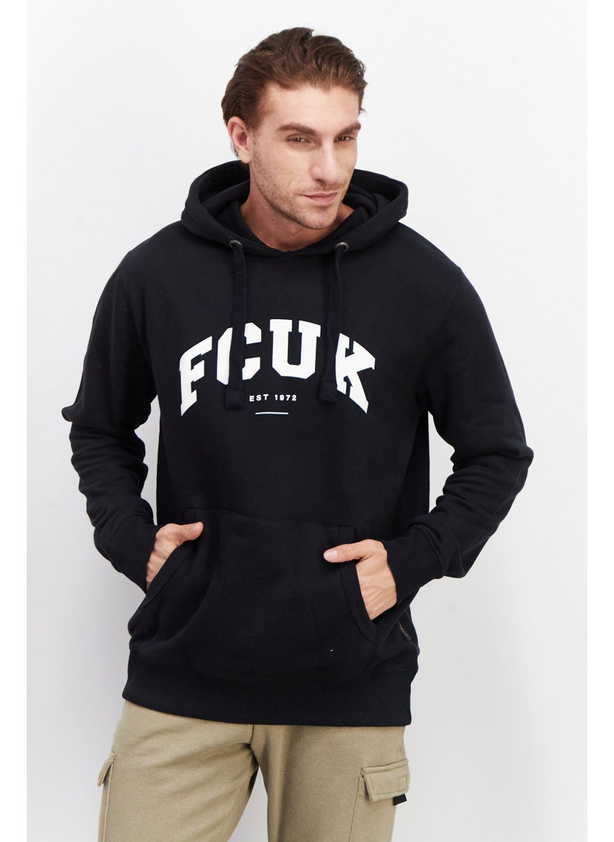 Men Brand Logo Hooded Fleece Sweatshirt, Marine - pzsku/Z64576F22AB0221087906Z/45/_/1725379308/66143a25-b920-4926-908a-b38592972a8d