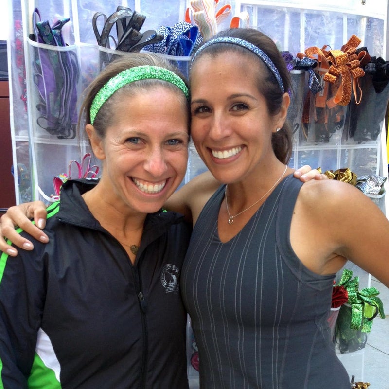 Sweaty Bands Womens and Girl Headband - Non-Slip Velvet-Lined Glitter Hairband - Viva Diva Gunmetal 3/8-Inch - Image 2