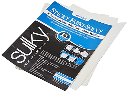 Sulky مثبت سلكي لاصق فابري-سولفي 12/عبوة - 8.5"X11" - Image 1