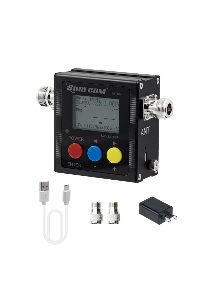 Mcbazel Mcbazel Surecom SW-102 Digital VHF/UHF 125-525Mhz Antenna Power & SWR Meter  - Image 1