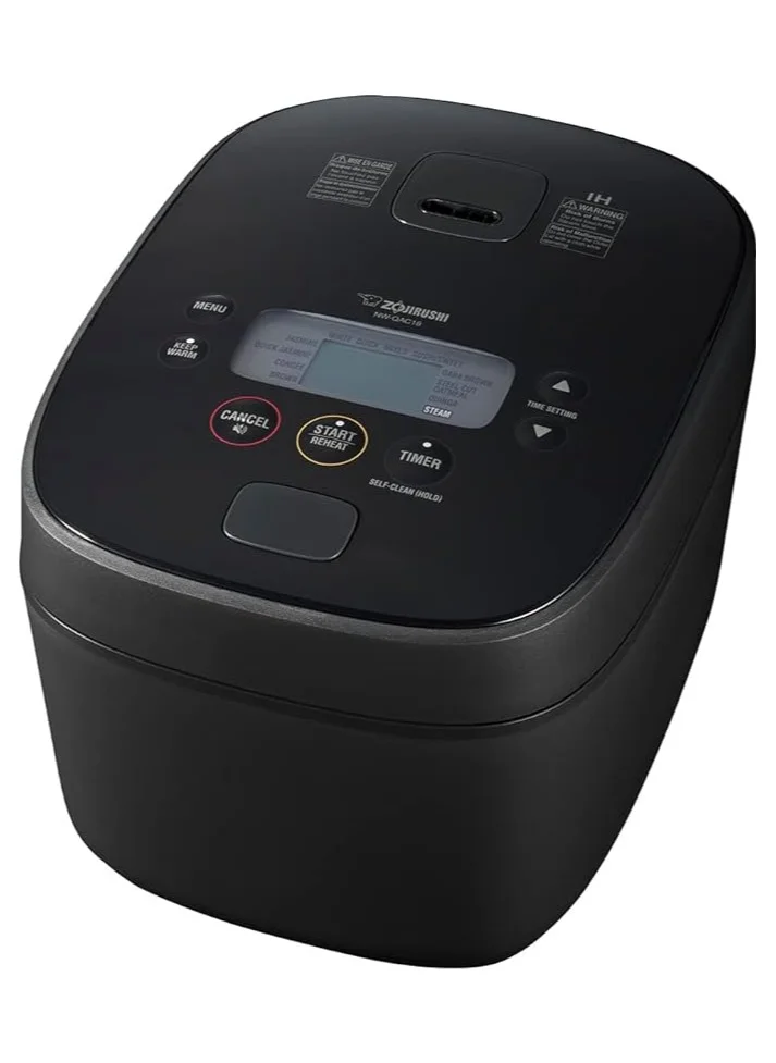 زوجيروشي Electronic Rice cooker/ warmer 1.8 ltr, BLACK