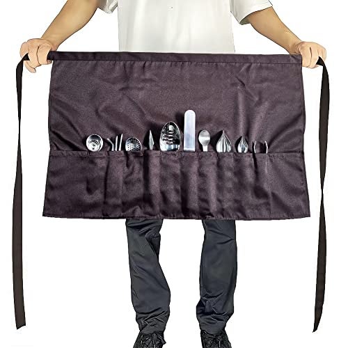 DUEBEL Professional Chef Plating Kit 13 Piece Culinary Set with Kitchen Apron Stainless Steel Tools for Creative Food Presentation - Image 1