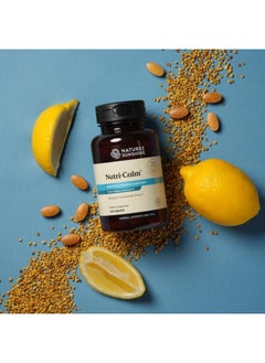 Nutri-Calm - Herbal Stress Relief Supplement, Natural Relief for Adults, Happy Pills for Stress, Sleep & Mood Support, Mood Boost - 100 Tablets