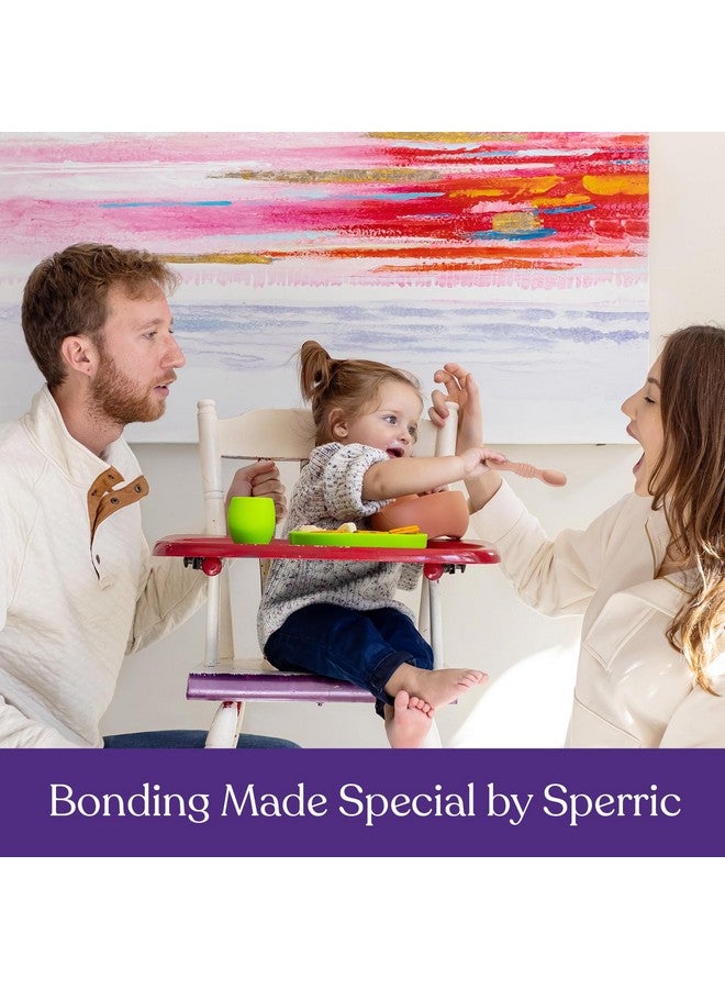 SPERRIC Silicone Baby Spoon Baby Led Weaning First Stage Baby Spoons Baby Feeding Spoon Set Gum Friendly Bpa Lead Phthalate & Plastic Free Baby Self Feeding Utensils For Infant & Toddler Great Gift Set - Image 4