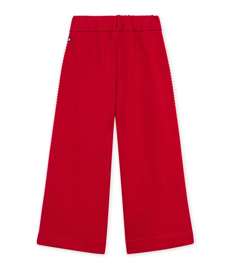 بيتي باتو Children's Wide-Leg Cotton Jogging Bottoms