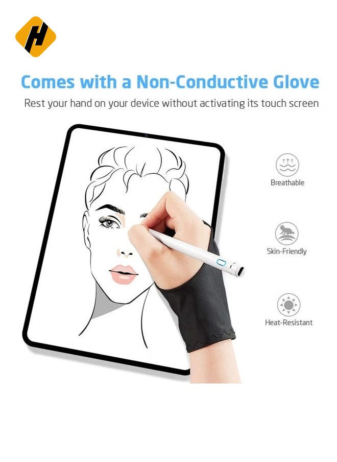 HuHa - Precision Stylus Pencil for Apple iPad Pro - White: Enhance Your Digital Creativity with Pinpoint Accuracy and Elegant Design - Image 1