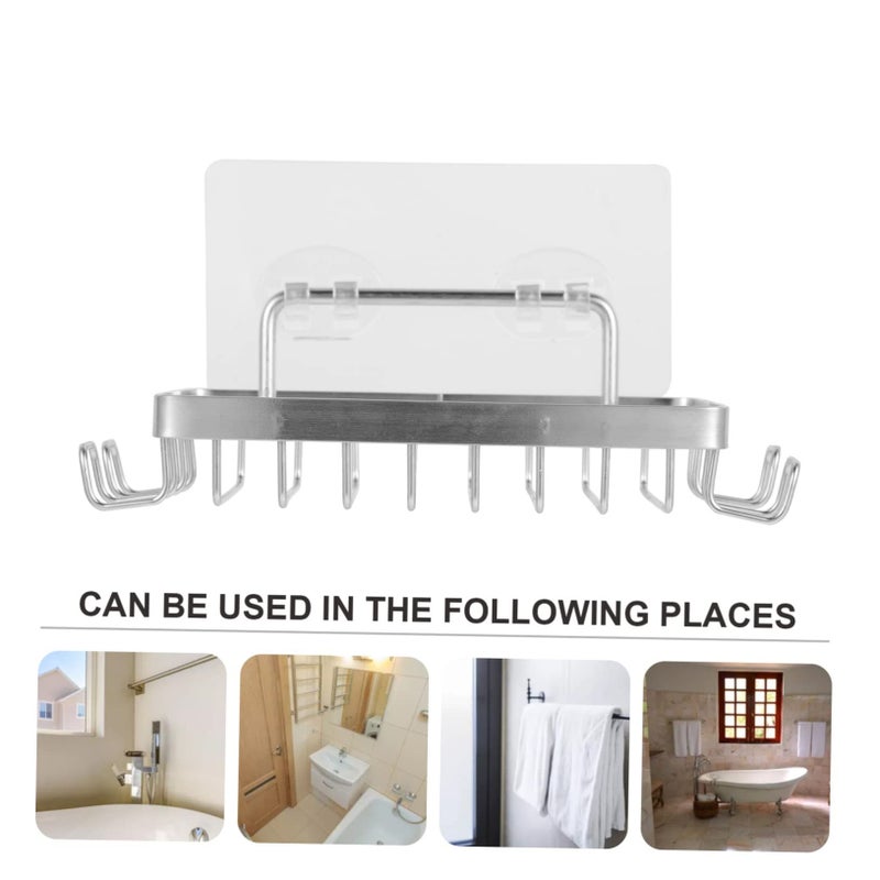 No Drill Wall Mount Soap Dish Holder With Drainage Space Saving Bathroom Organizer - Image 3