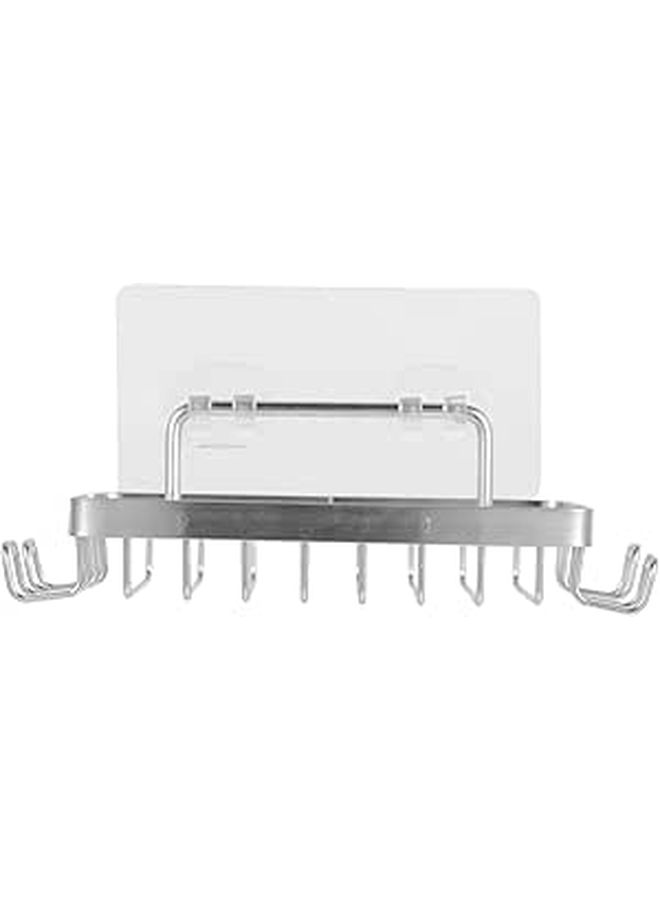 No Drill Wall Mount Soap Dish Holder With Drainage Space Saving Bathroom Organizer - Image 1