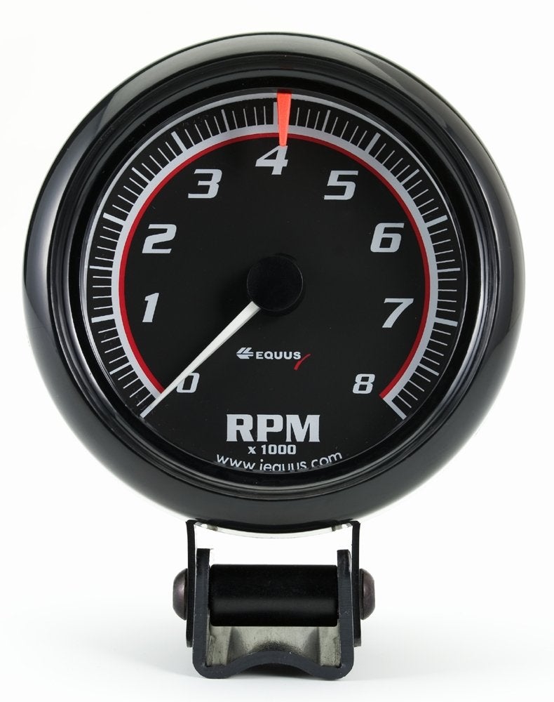 Equus 6086 2-1/2" Mini Tachometer, Black - Image 2