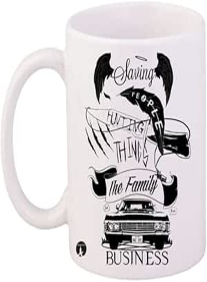 RYN PRINTED/Supernatural/Mug White/Black 11ounce