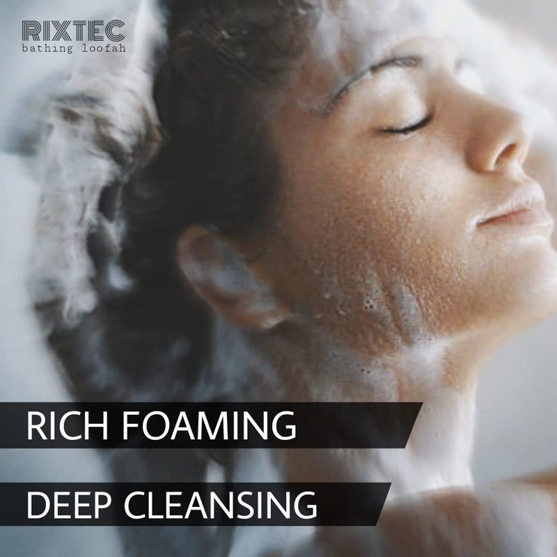 RIXTEC premium Bathing Round Loofah for Men and Women (MULTI COLOUR) (PACK OF 4) - Image 4