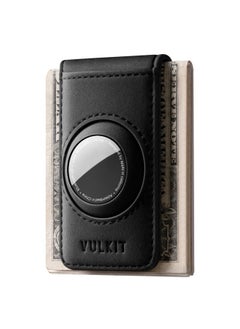 VULKIT Men's Magnetic Money Clip with Airtag Holder - Airtag NOT Included- Holds Up to 15 Cash or 8 Cards  - Image 1