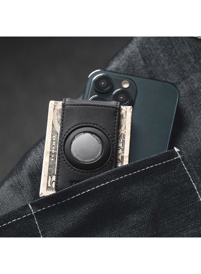 Men's Magnetic Money Clip with Airtag Holder - Airtag NOT Included- Holds Up to 15 Cash or 8 Cards