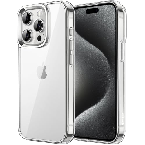 JETech Case for iPhone 15 Pro Max 67Inch NonYellowing Shockproof Phone Bumper Cover AntiScratch Clear Back Clear - Image 1