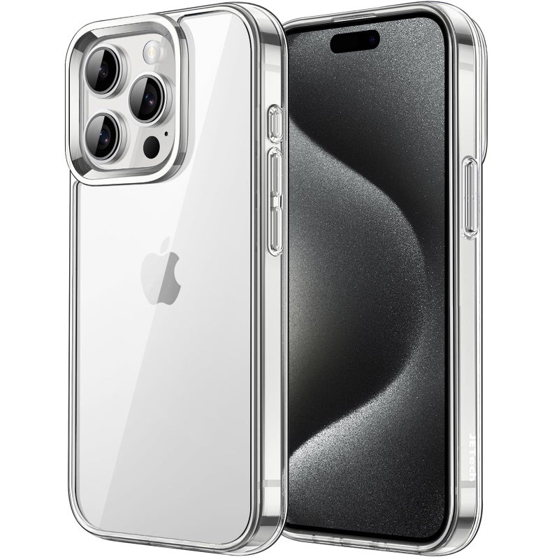 JETech Case for iPhone 15 Pro Max 67Inch NonYellowing Shockproof Phone Bumper Cover AntiScratch Clear Back Clear - Image 2