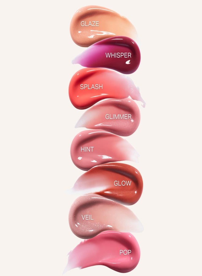 Woosh Beauty, Spin-On Lip Gloss, Hydrating Hyaluronic Acid & Shea Butter, No Fine Lines, Shine Finish, Vegan & Cruelty-Free - Veil - Image 5