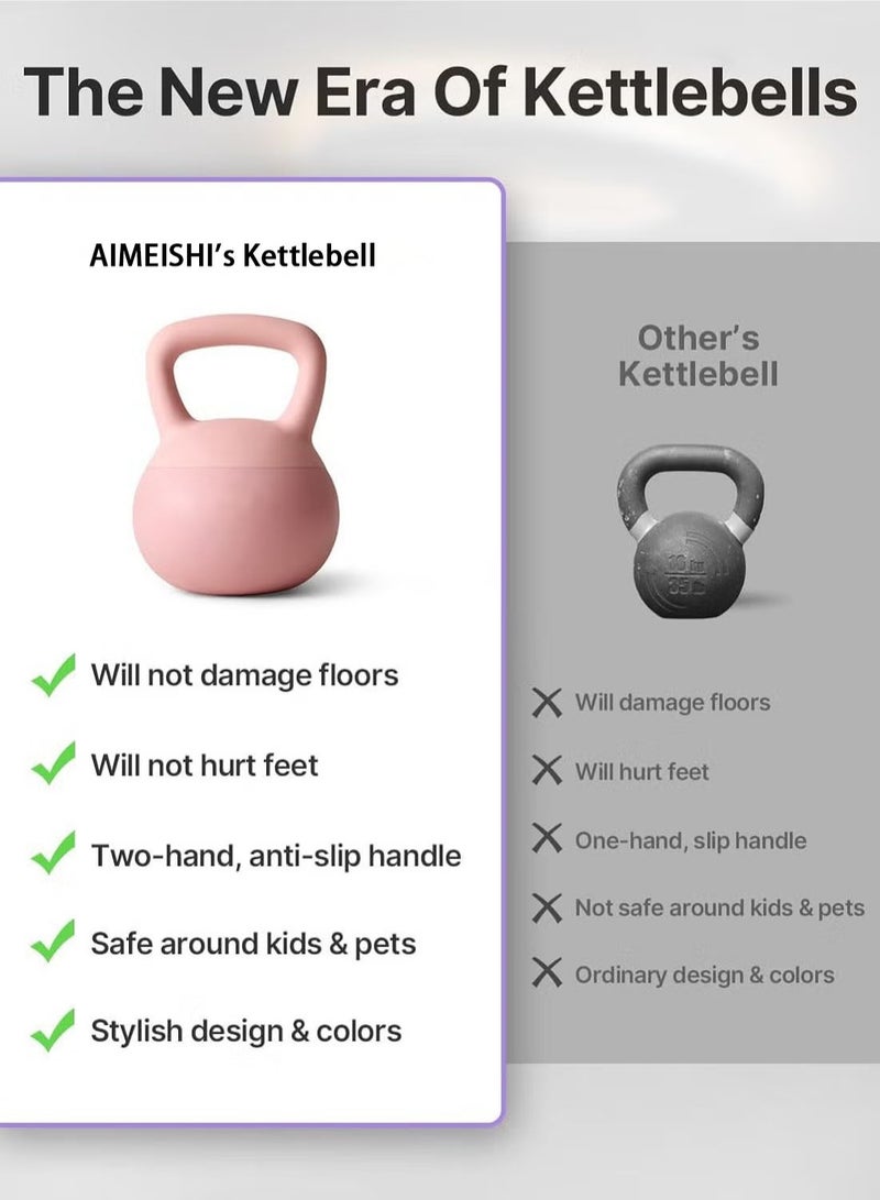 AIMEISHI Soft Kettlebell,Kettlebell Anti-Slip Grip Weight for Home Workouts, Kettlebells Set Strength and Safety Guaranteed - Image 2