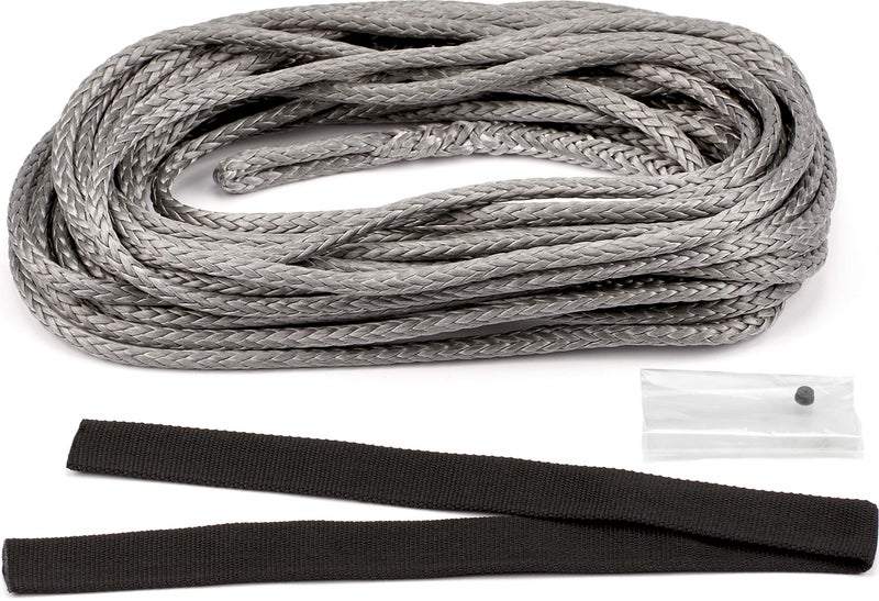 WARN 100975 Service Part  Winch Synthetic Rope Replacement Kit Fits VRX and AXON Winches  14 x 50
