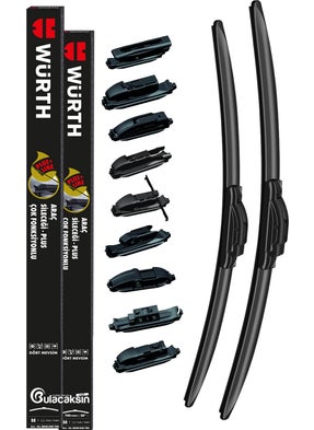 Würth Banana Wiper Set Compatible with Mercedes C W205 2013-2014  - Image 1