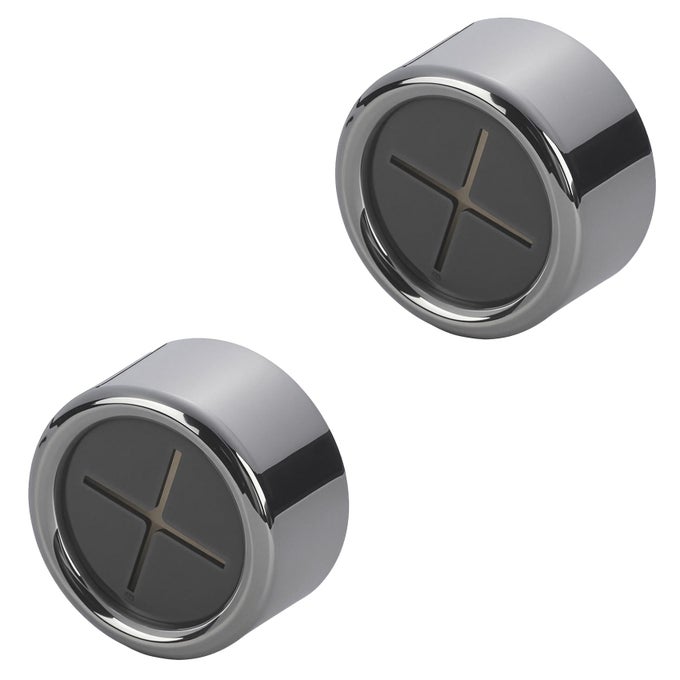 ROUND ADHESIVE PUSH TOWEL HOOKS FOR KITCHEN HAND AND DISH TOWELS GREY 2 PACK