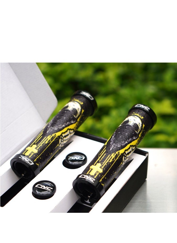 CNC Bike Handlebar Grips,MTB Silicone Grips,Gel Grips for Mountain Bike/Bicycle  - Image 3
