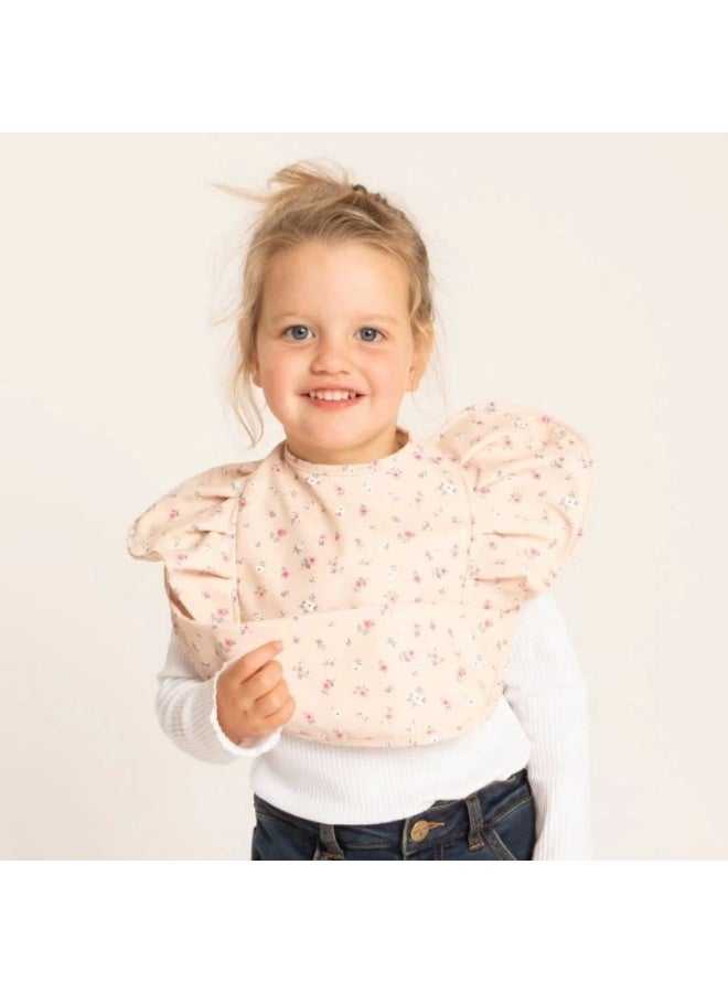 All4Ella Recycled Frills Bib - Daisy - Image 2