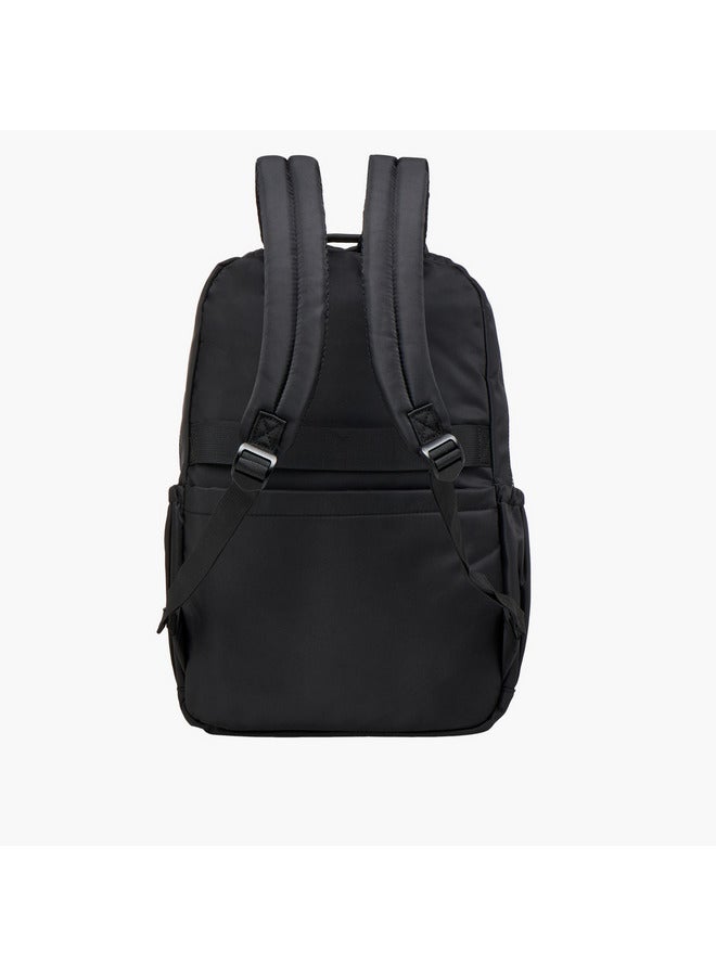 لي كوبر حقيبة ظهر نسائية بطبعة شعار مع سحاب وجيب مرفق - ٤٥١٤٣٠ سم - Image 4