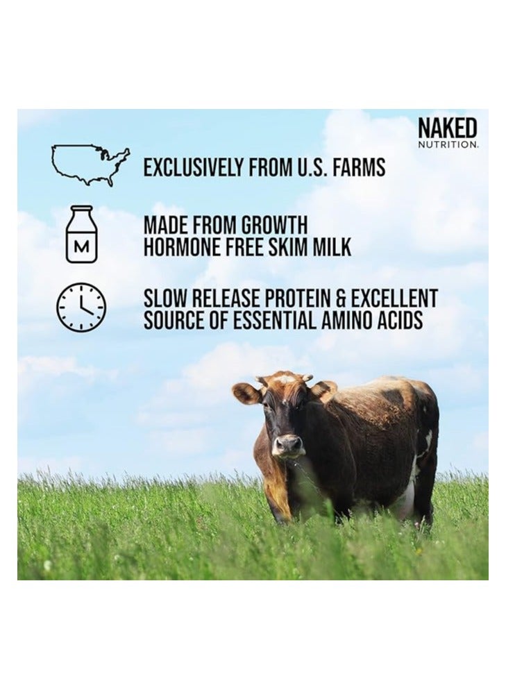 NAKED nutrition 1Lb Micellar Casein Protein - Bulk, Gmo-Free, Gluten Free, Soy Free, Preservative Free - Stimulate Muscle Growth - Enhance Recovery - 15 Servings - Image 2