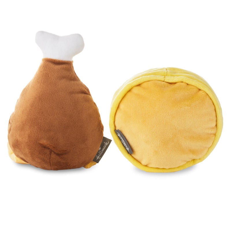 Hallmark Better Together Magnetic Plush (Chicken and Waffle) 6.7"" Stuffed Toys  Valentine's Day Gift for Kids - Image 3