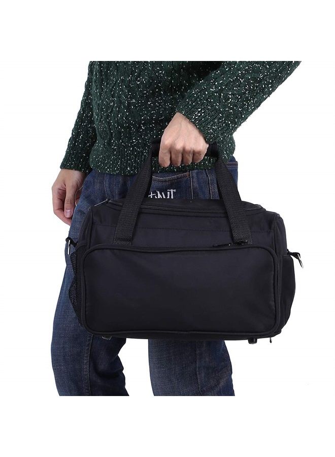Hairdressing Bag & Barber Handbag, Hairdressing Tools Bag, Portable Salon Barber Handbag Makeup Cosmetics Tools Travel Bag Clippers Holder Bag Hairstyling Case Large capacity Hair Stylist Organizer