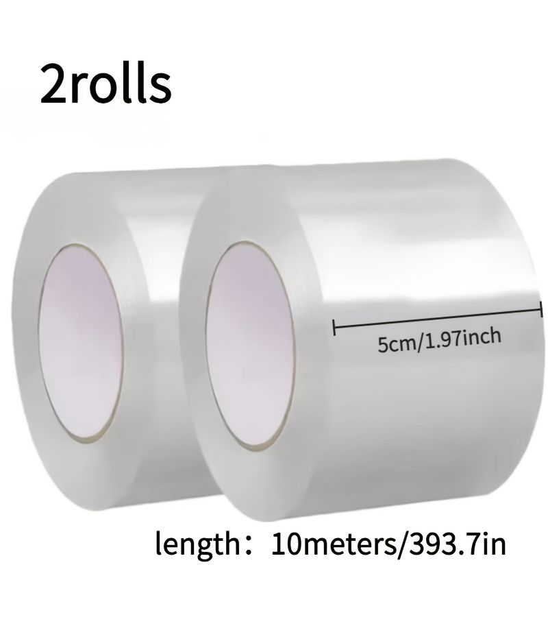 Single Sided Nano Waterproof Tape 2 Rolls 5cm X 5 Meters Sealing Strip For Kitchen Bathroom Sink Edge Home Restaurant Waterproof Seal - Image 3