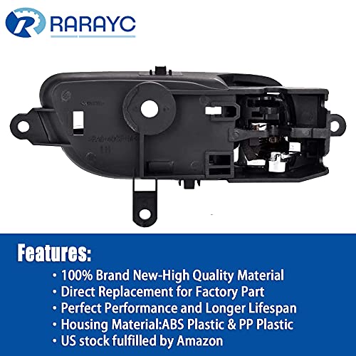 RARAYC Interior Door Handle | for 2013 2014 2015 2016 2017 Nissan Altima Sedan Pathfinder Titan | Replaces Front Rear Left Driver Side - Image 4