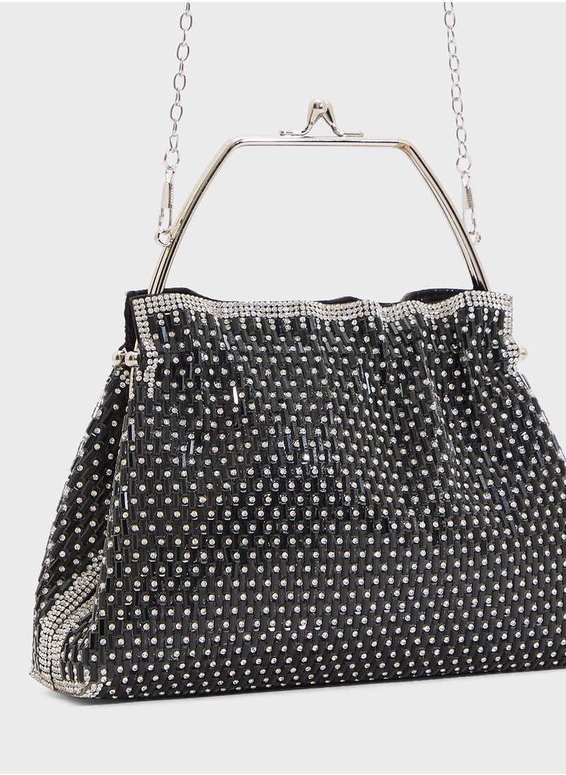 Ella Limited Edition Ladies Sparkly Clutch Bag  - Image 4