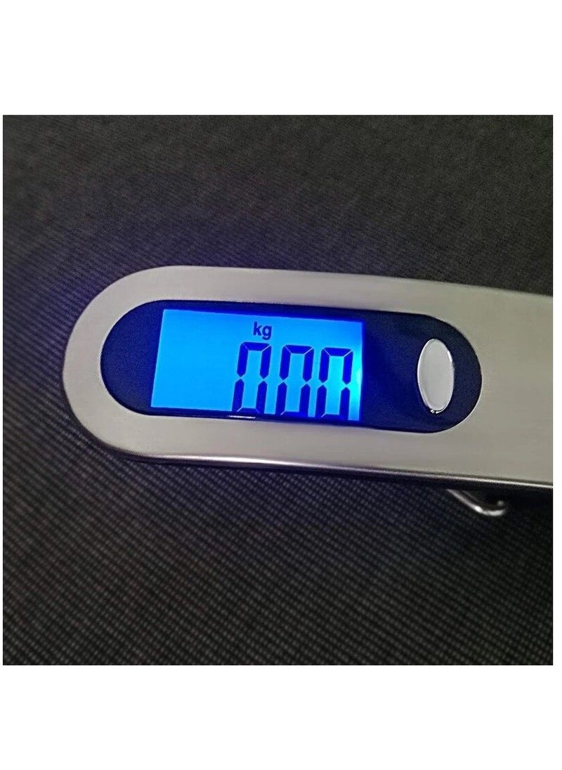 MORANO - Portable digital luggage scale suitable for travel, measuring weight up to 50 kg - Image 1